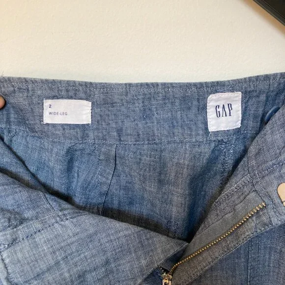 Gap Wide Leg Cotton, denim-colorway - Picture 5 of 7